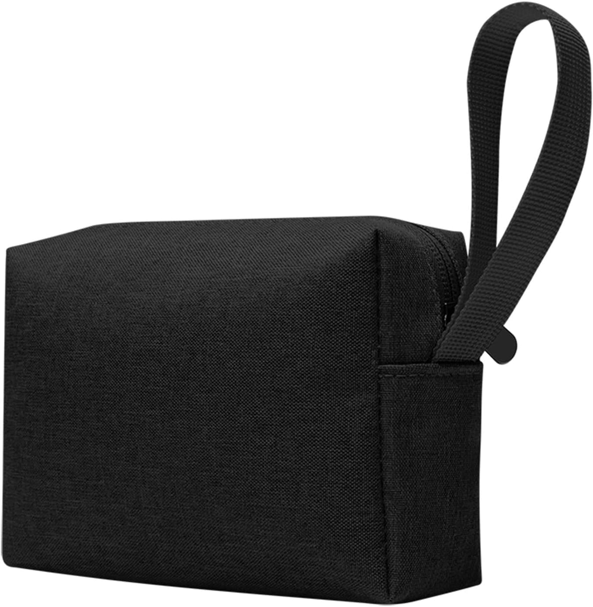 Waterproof Cosmetic Bag for Women | Soft Travel Makeup & Toiletry Organizer, Large Portable Storage for Makeup Products, Tissues, Electronics, USB Cables| Nylon, Durable & Stylish (Large-Grey)
