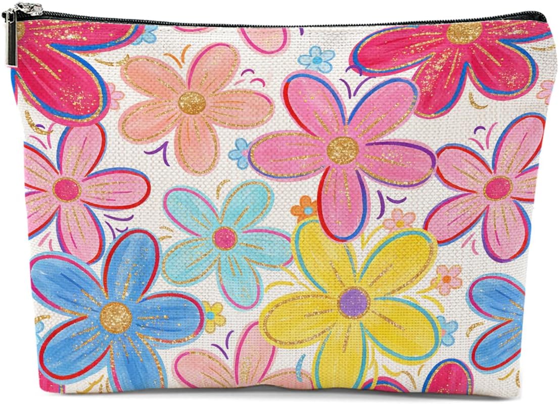 Funny Cat Makeup Bag, Cute Cat Cosmetic Bags Portable Travel Toiletry