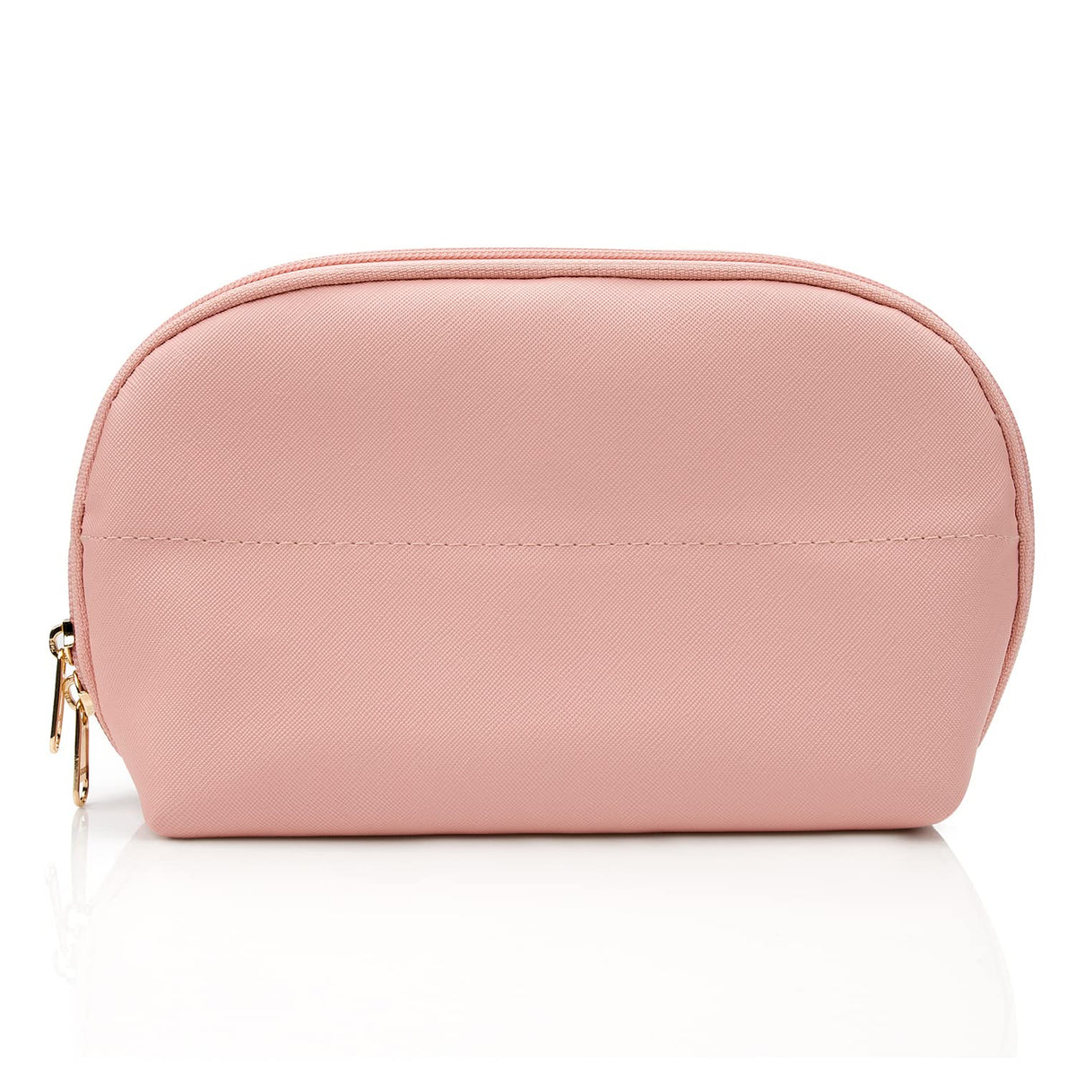 Small Makeup Bag 2 Layers Travel Cosmetic Bag with Makeup Brush Compartment