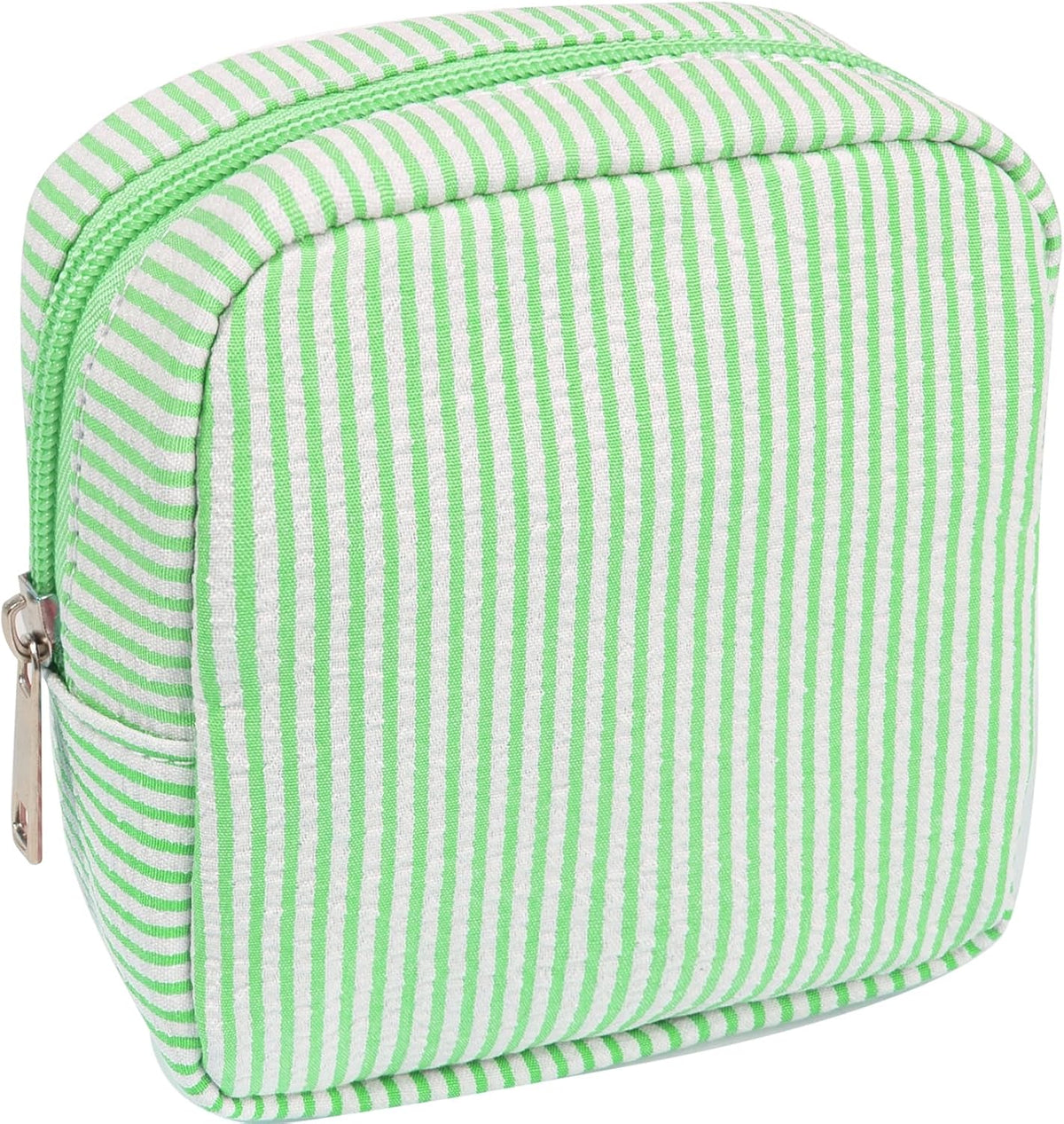 Small Pink Makeup Bag for Purse, Mini Checkered Cosmetic Bag Zipper Cute Make Up Pouch Travel Toiletry Case Quilted Aesthetic Accessories Makeup Storage Bag Organizer for Women Girls